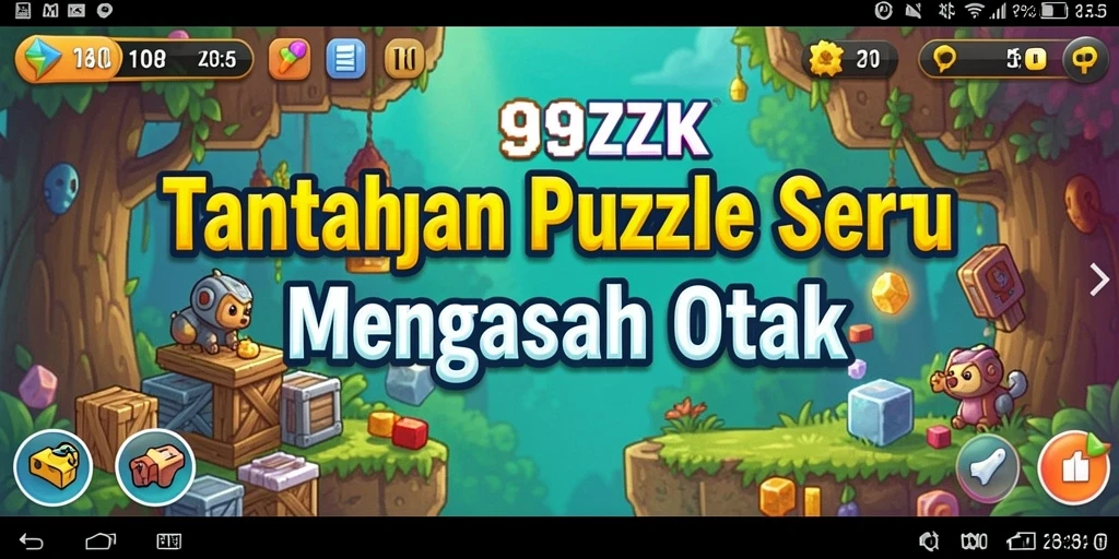 Gameplay menyenangkan di 99ZK yang menantang kemampuan puzzle Anda.
