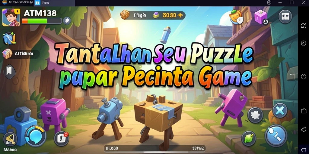 Screenshot gameplay ATM138 dengan tantangan puzzle yang menarik.