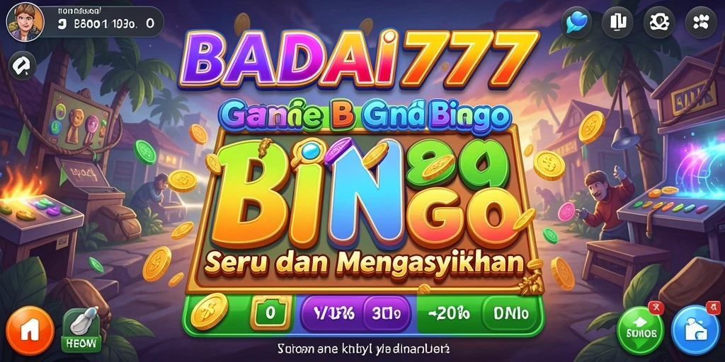 Tampilan gameplay BADAI777 yang seru dan penuh warna.
