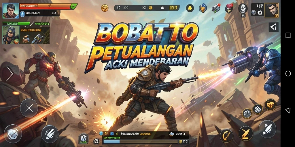 Tampilan gameplay BOBATOTO yang seru dan menantang.