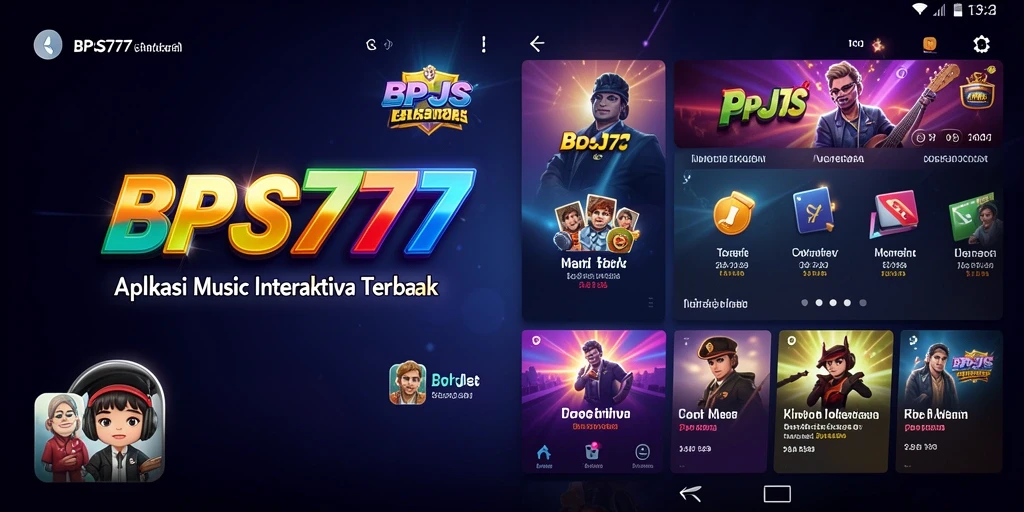 Tampilan menarik dari gameplay musik BPJS777 yang interaktif.