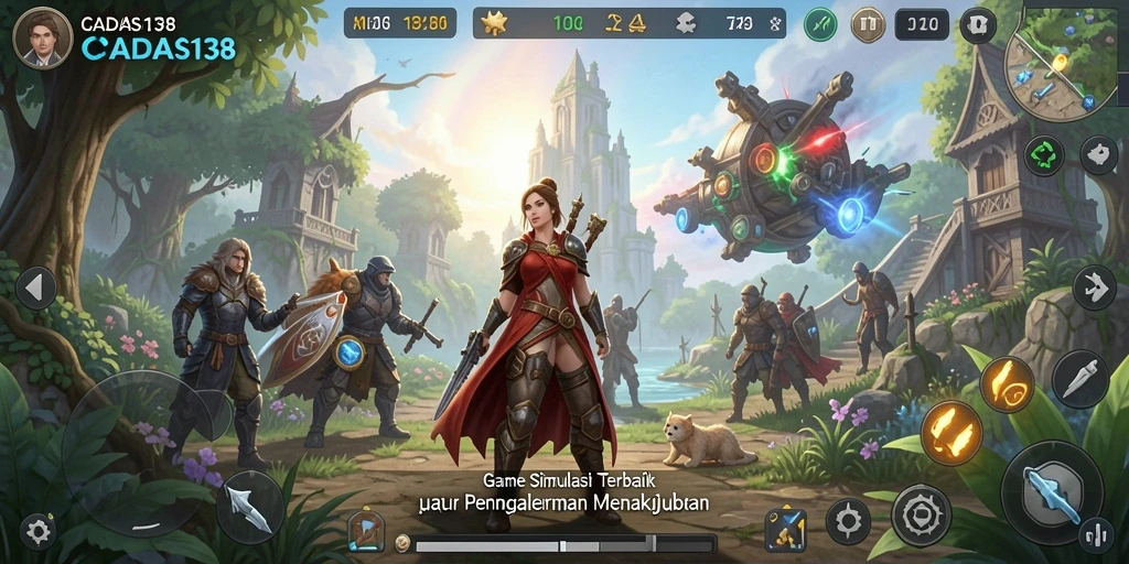 Screenshot gameplay CADAS138 yang menunjukkan aktivitas menakjubkan.