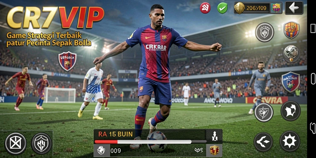 Tampilan menarik dari gameplay CR7VIP yang seru.