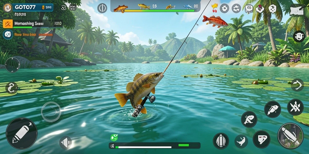 Tangkapan ikan menakjubkan dalam gameplay GOTO77.