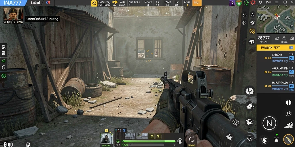 Gameplay seru dari INA777 yang penuh aksi FPS.