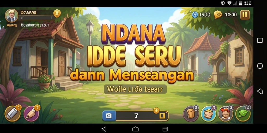 Tampilan gameplay INDAAA yang menarik dan menghibur.