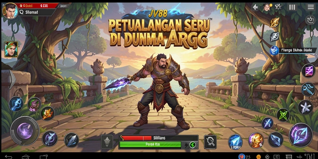 Tampilan gameplay JV88 yang menakjubkan dan penuh aksi.