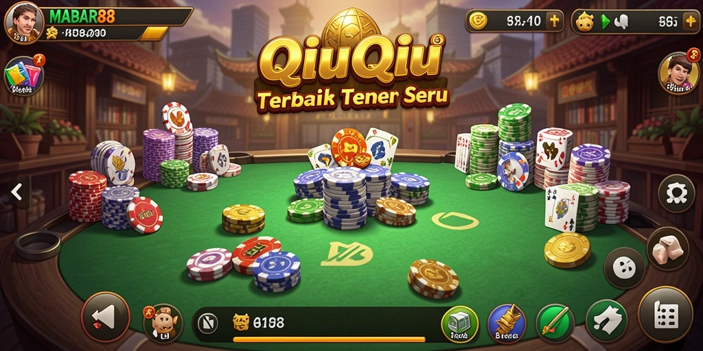 Tampilan screenshot MABAR88 dengan gameplay QiuQiu yang menarik.