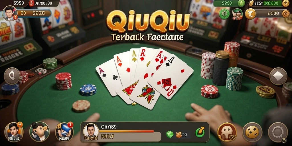 Tampilan menarik dari gameplay QiuQiu di S9S9.