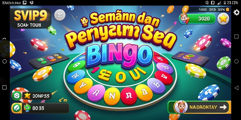 Menampilkan gameplay menarik Bingo di SVIP9 dengan interaksi langsung antar pemain.