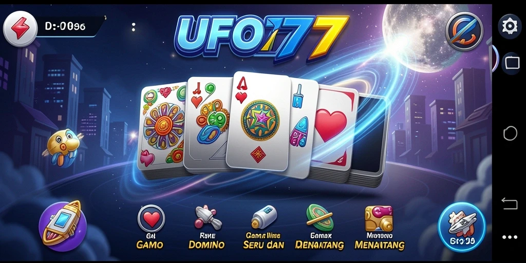 Screenshot utama menunjukkan gameplay Domino yang seru dan interaktif.