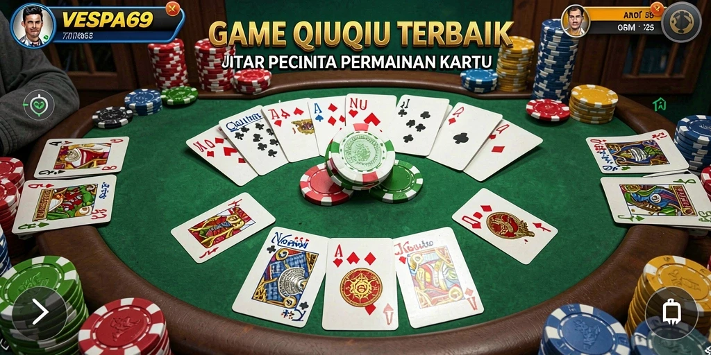 Gameplay seru QiuQiu di VESPA69 menunjukkan interaksi pemain.