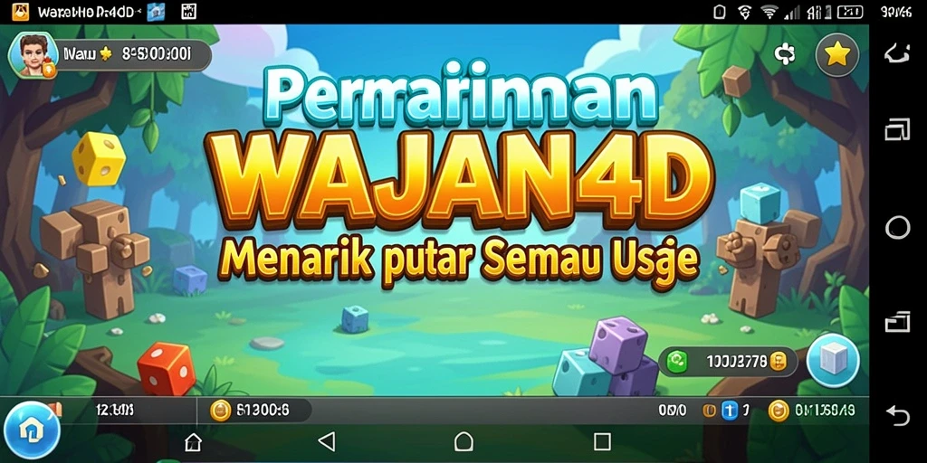 Screenshot gameplay WAJAN4D yang menunjukkan tantangan puzzle yang menarik.