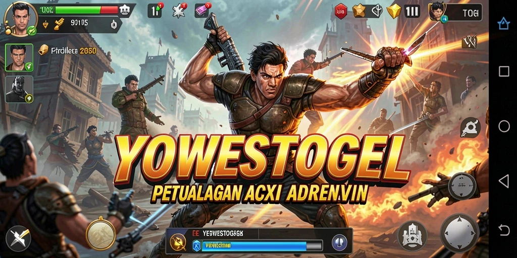Tampilan gameplay YOWESTOGEL yang memukau dan mendebarkan.